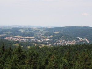 Pohled z Tanečnice na Německo.